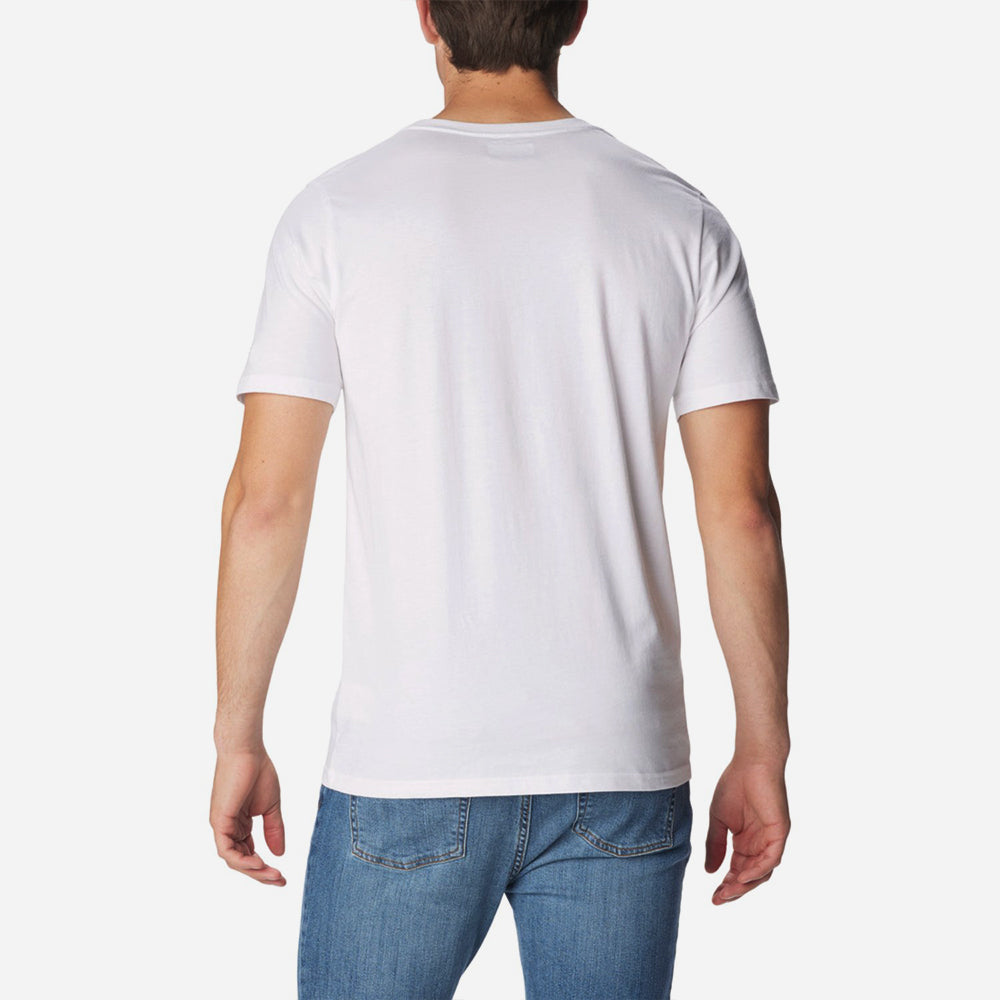 Áo Thun Ngắn Tay Nam Columbia Csc™ Seasonal Logo - Trắng - Supersports Vietnam