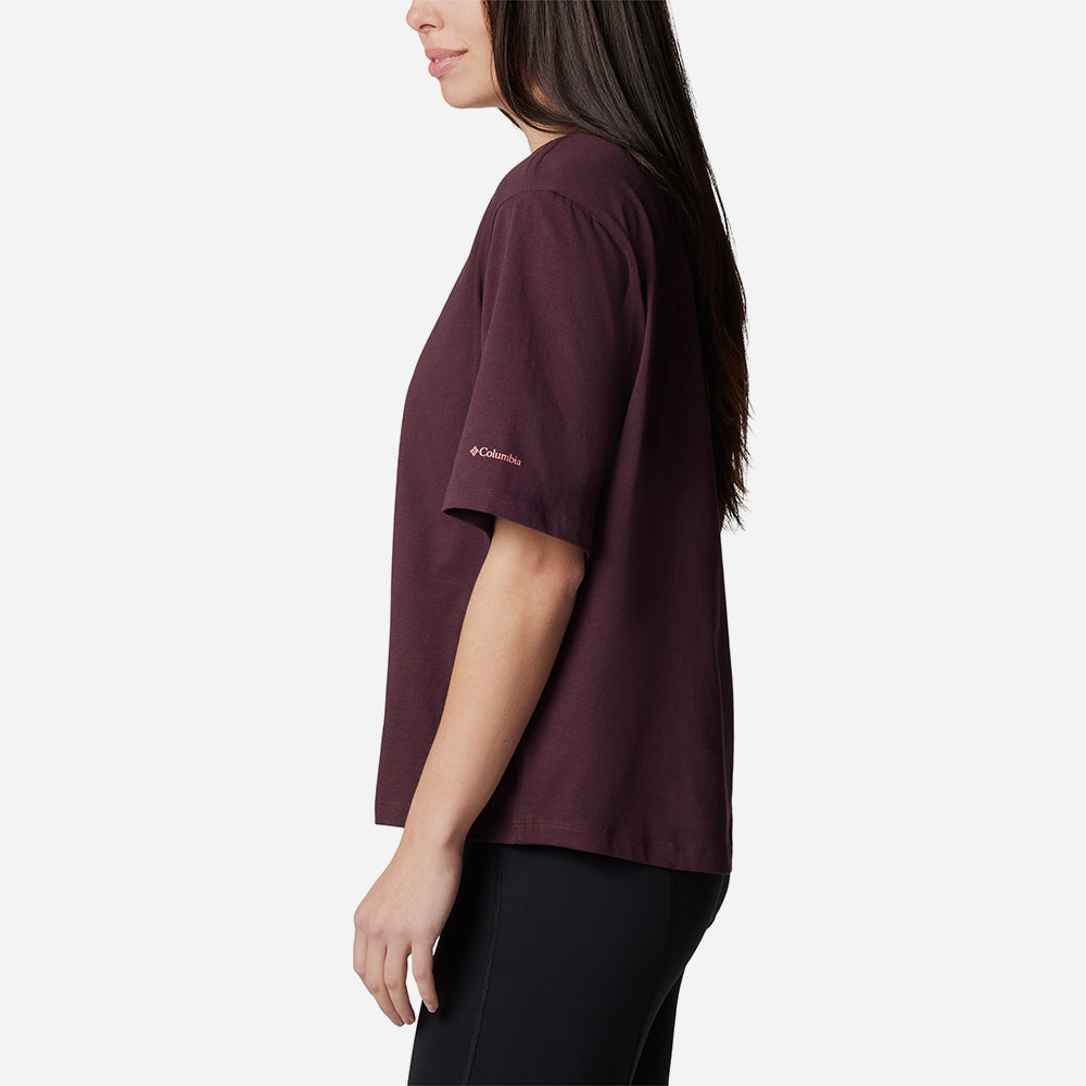 Áo Thun Nữ Columbia North Cascades™ Relaxed - Tím - Supersports Vietnam