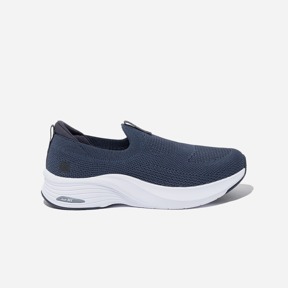 Giày Slip-On Unisex Fila Rgb Pier 4.0 - Xanh Navy - Supersports Vietnam