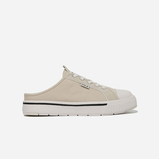 Unisex Fila Court Lite Mule Sneakers - Beige