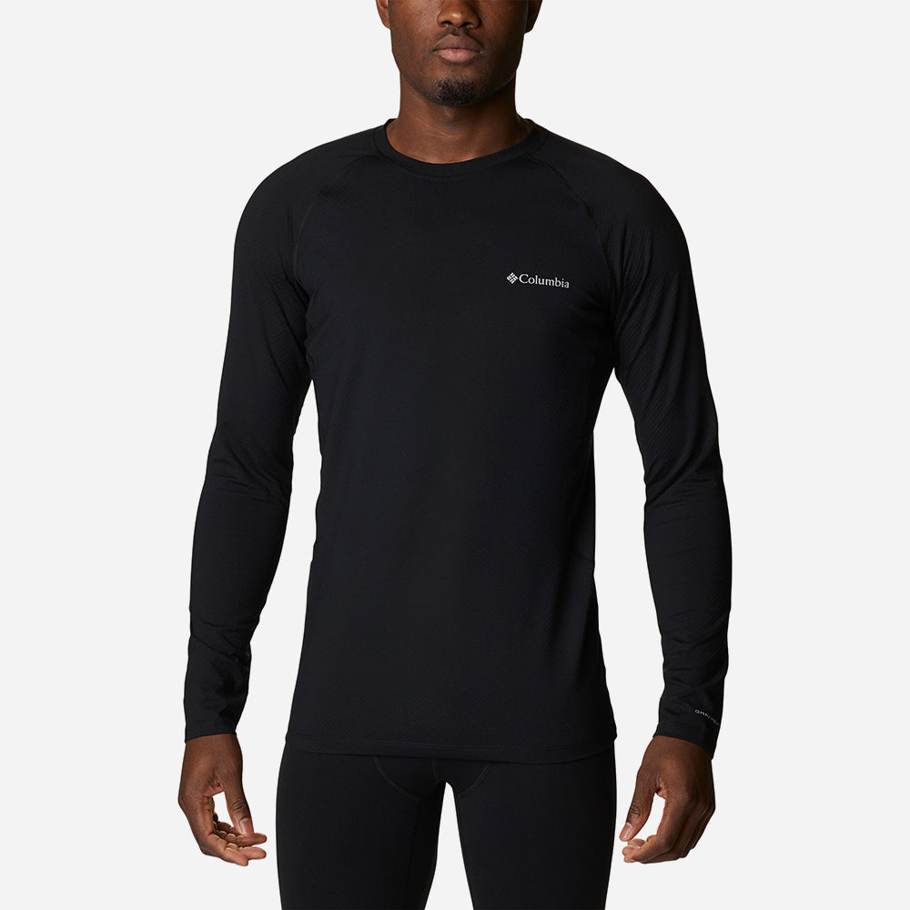Áo Thun Ôm Nam Columbia Omni-Heat Infinity Knit Long Sleeve Crew - Đen - Supersports Vietnam