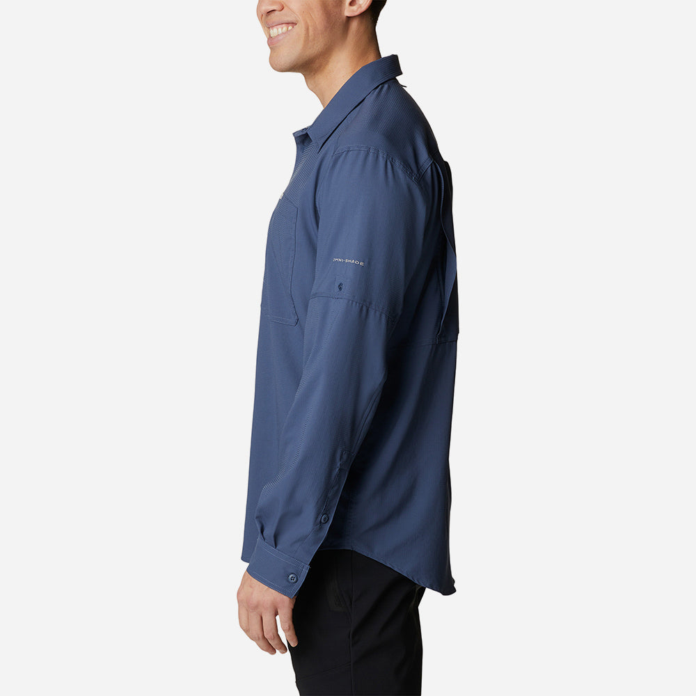 Áo Sơ Mi Tay Dài Nam Columbia Silver Ridge™ Utility Lite - Xanh Navy - Supersports Vietnam