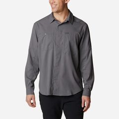 Men's Columbia Silver Ridge™ Utility Lite Long Sleeve Shirt - Gray