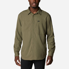 Men's Columbia Silver Ridge™ Utility Lite Long Sleeve Shirt - Army Green