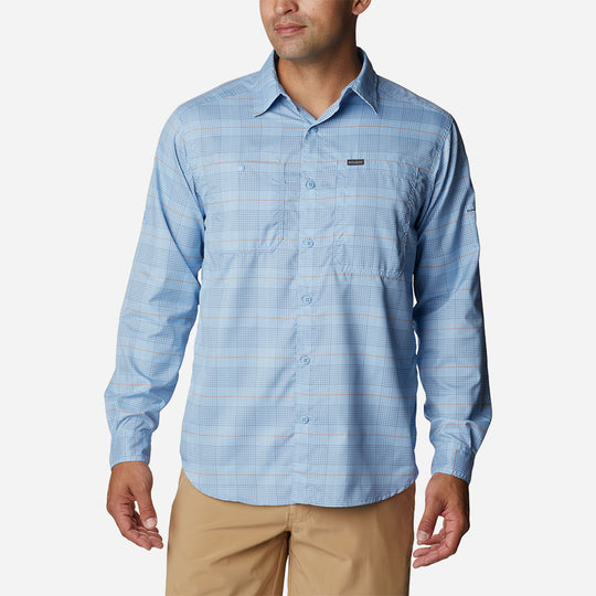 Men's Columbia Silver Ridge™ Utility Lite Plaid Shirt - Blue