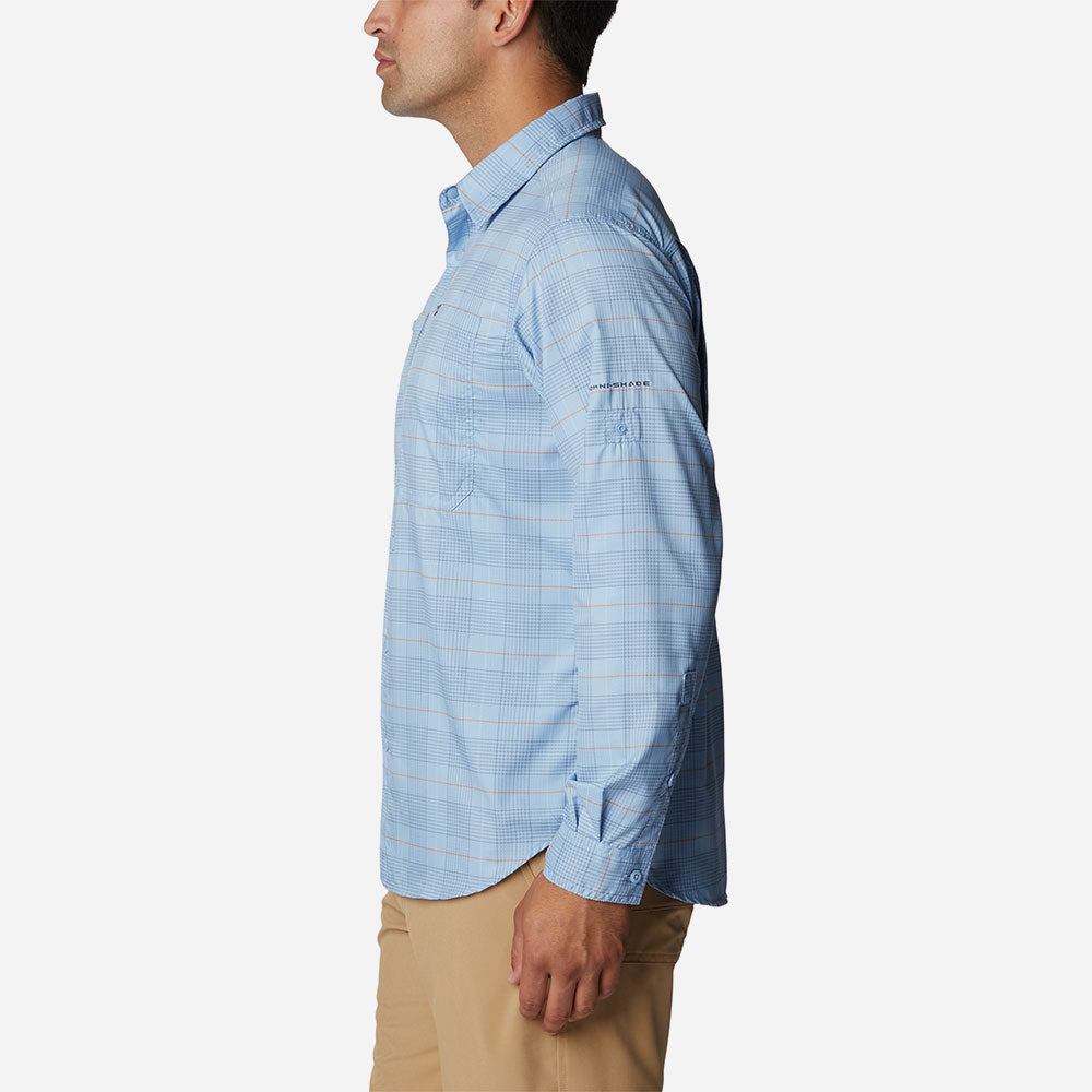 Áo Sơ Mi Dài Tay Nam Columbia Silver Ridge™ Utility Lite Plaid - Xanh Dương - Supersports Vietnam