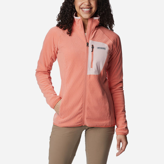Women's Columbia W Outdoor Tracks™ Full Zip Jacket - Pink