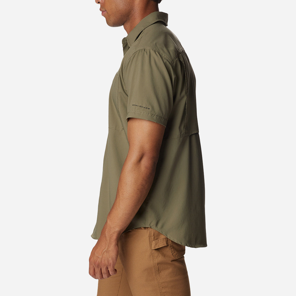Áo Sơ Mi Tay Ngắn Nam Columbia Silver Ridge™ Utility Lite - Xanh Quân Đội - Supersports Vietnam