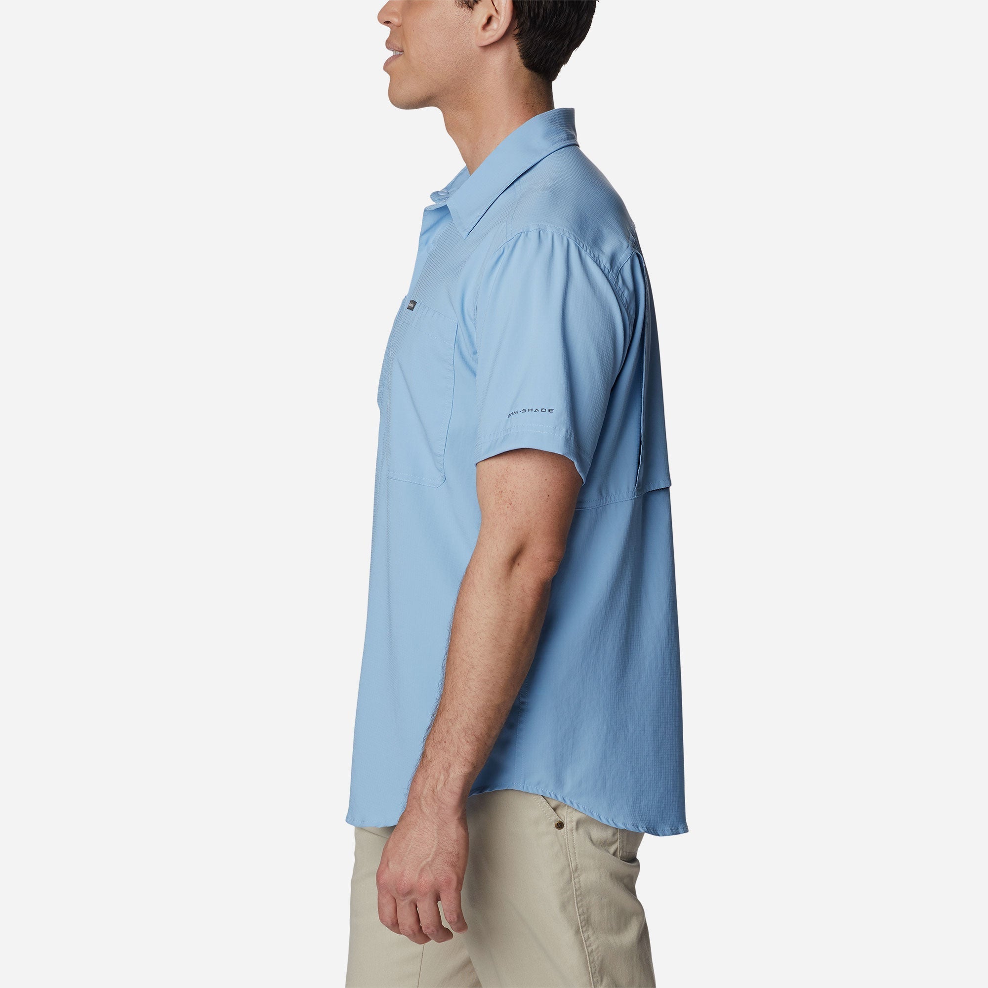 Áo Sơ Mi Ngắn Tay Nam Columbia Silver Ridge™ Utility Lite - Xanh Dương - Supersports Vietnam