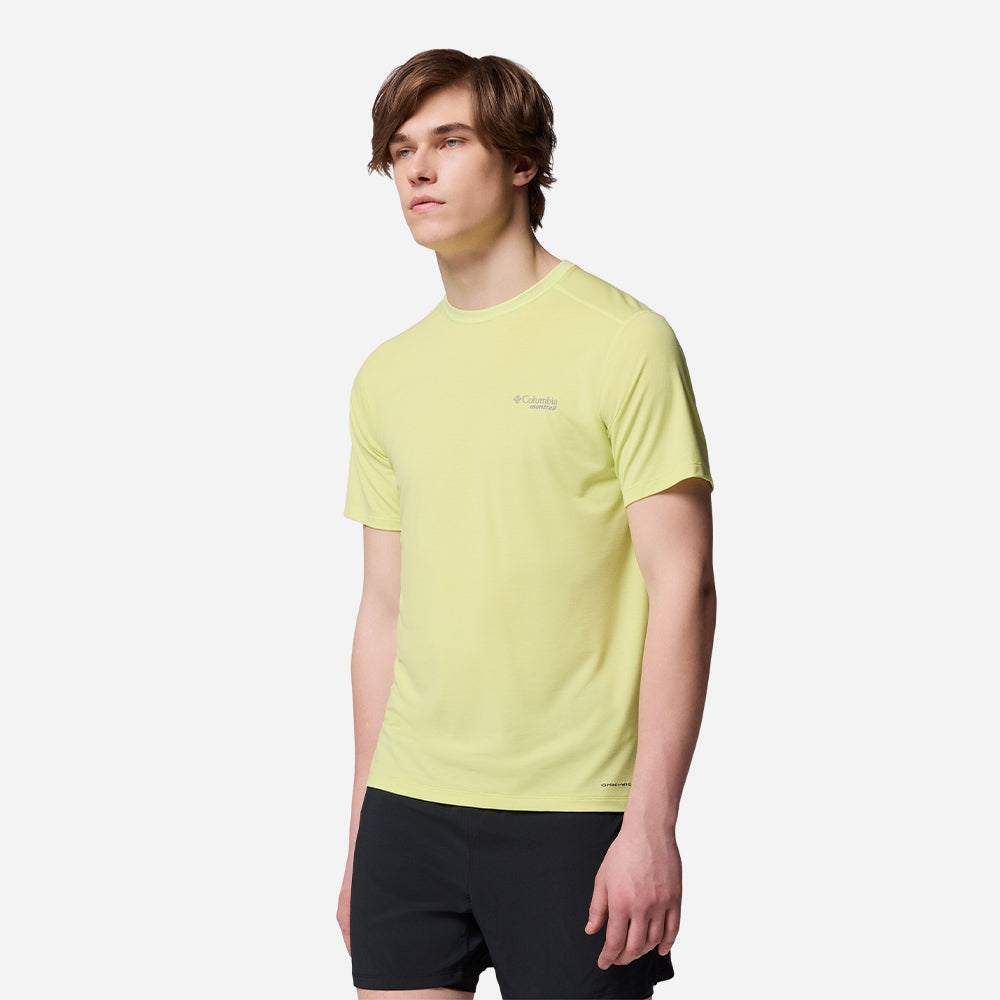 Áo Thun Nam Columbia Endless Trail™ Running Tech - Vàng Chanh - Supersports Vietnam
