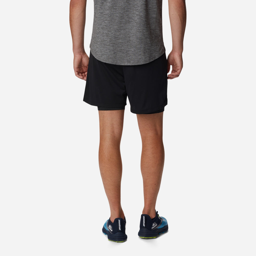 Quần Ngắn Thể Thao Nam Columbia Endless Trail™ 2In1 - Đen - Supersports Vietnam