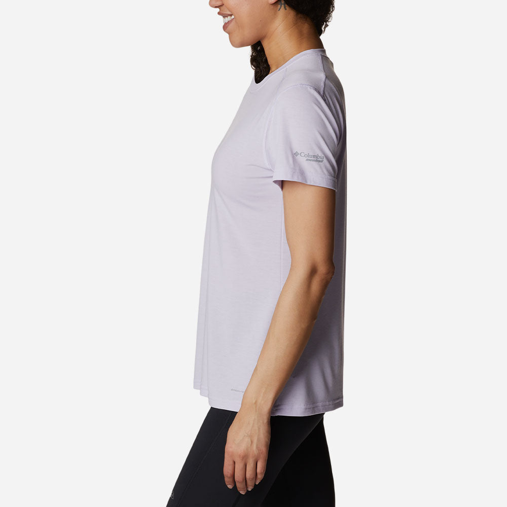Áo Thun Ngắn Tay Nữ Columbia Endless Trail™ Running Tech - Xám - Supersports Vietnam