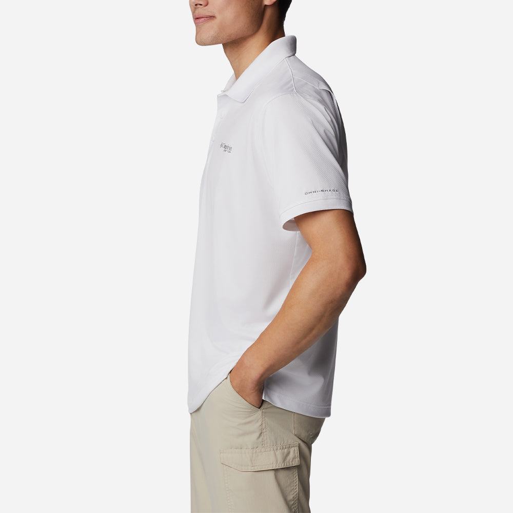 Áo Polo Ngắn Tay Nam Columbia Tamiami™ - Trắng - Supersports Vietnam