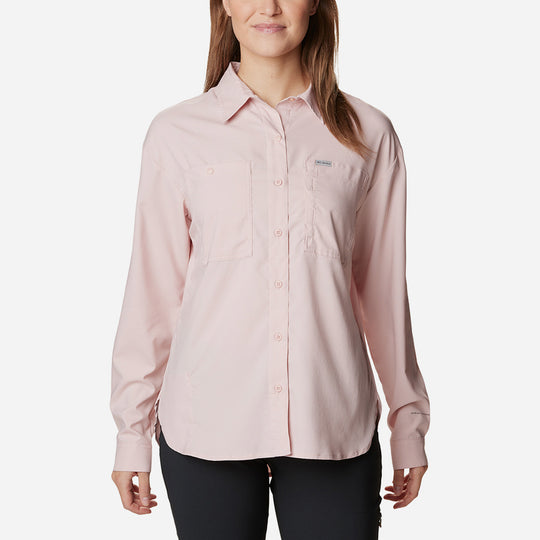 Women's Columbia Silver Ridge Utility™ Long Sleeve Shirt - Pink