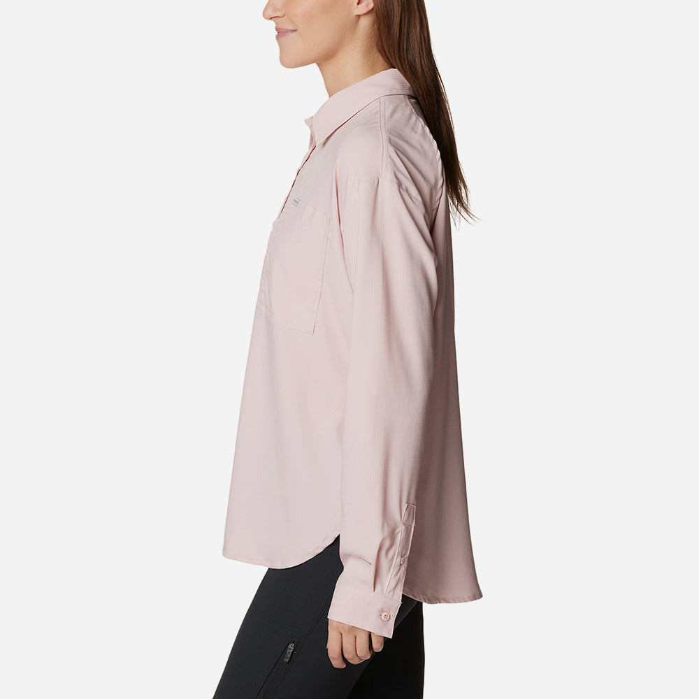 Áo Sơ Mi Tay Dài Nữ Columbia Silver Ridge Utility™ - Hồng - Supersports Vietnam