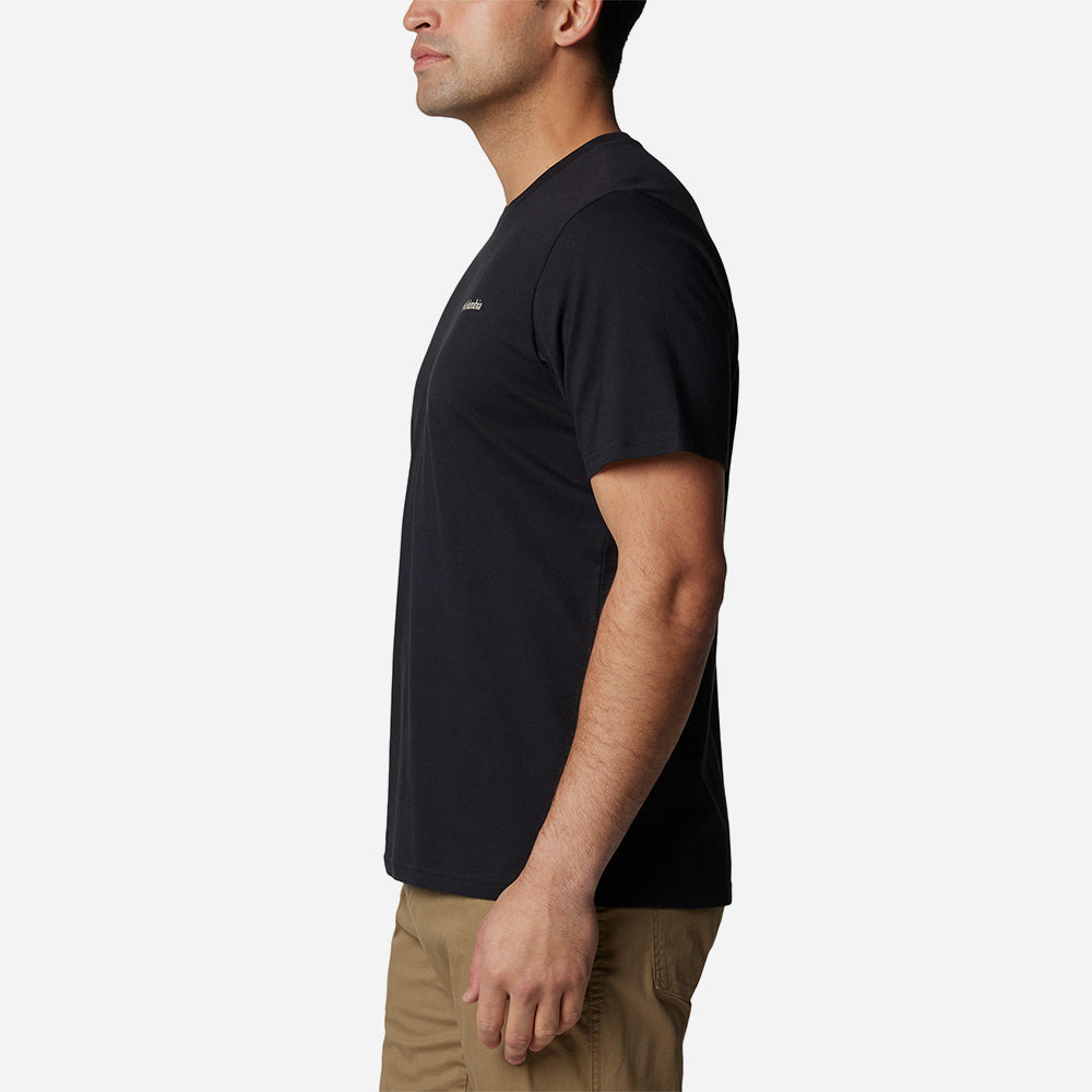 Áo Thun Nam Columbia Explorers Canyon™ Back Short Sleeve - Đen - Supersports Vietnam