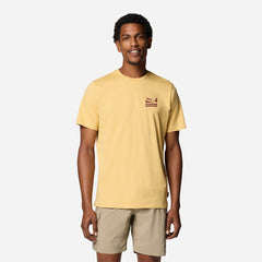 Men's Columbia Explorers Canyon™ Back Short Sleeve T-Shirt - Yellow