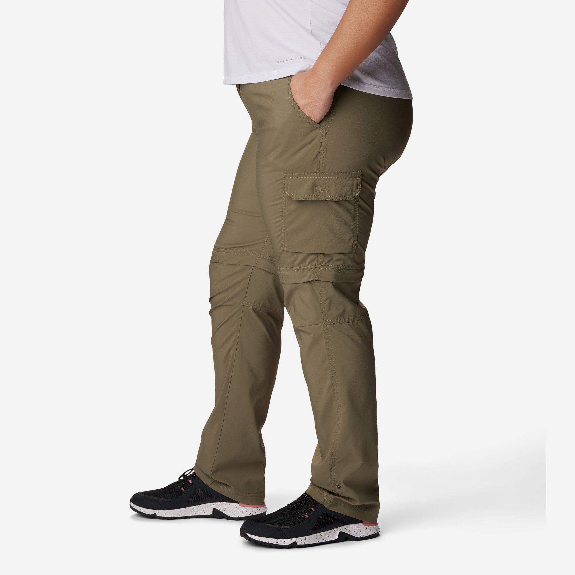 Quần Dài Thể Thao Nữ Columbia Silver Ridge Utility™ Convertible - Xanh Quân Đội - Supersports Vietnam