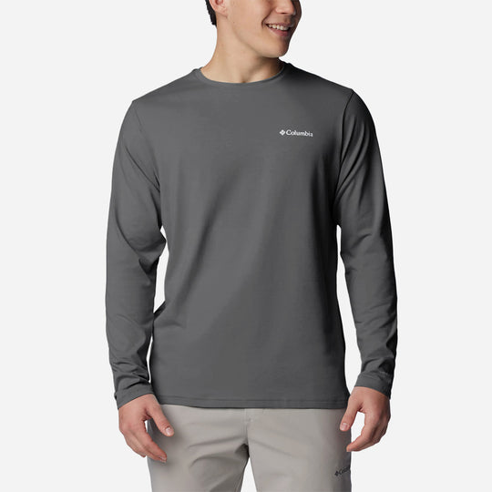 Men's Columbia Hike™ Long Sleeve T-Shirt - Gray
