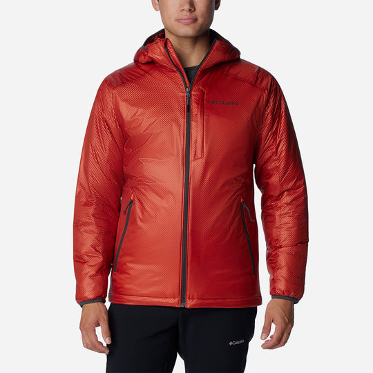 Men's Columbia Arch Rock™ Double Wall Elite™ Hooded Jacket - Red