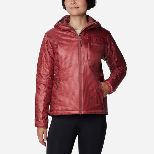 Women's Columbia Arch Rock™ Double Wall Elite™ Hooded Jacket - Red