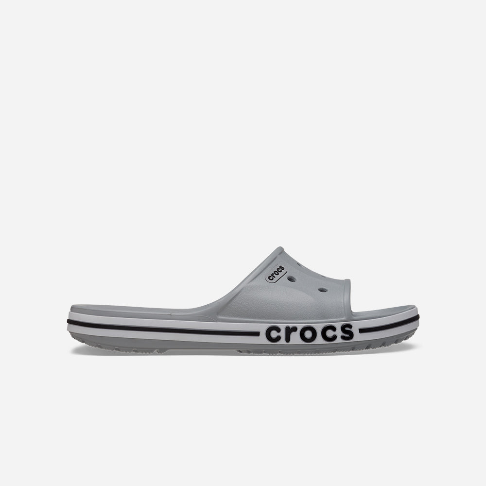 Dép Quai Ngang Unisex Crocs Bayaband - Xám - Supersports Vietnam