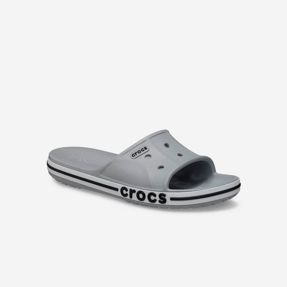 Dép Quai Ngang Unisex Crocs Bayaband - Xám - Supersports Vietnam