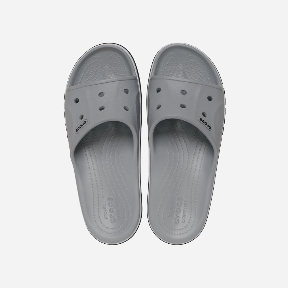 Dép Quai Ngang Unisex Crocs Bayaband - Xám - Supersports Vietnam