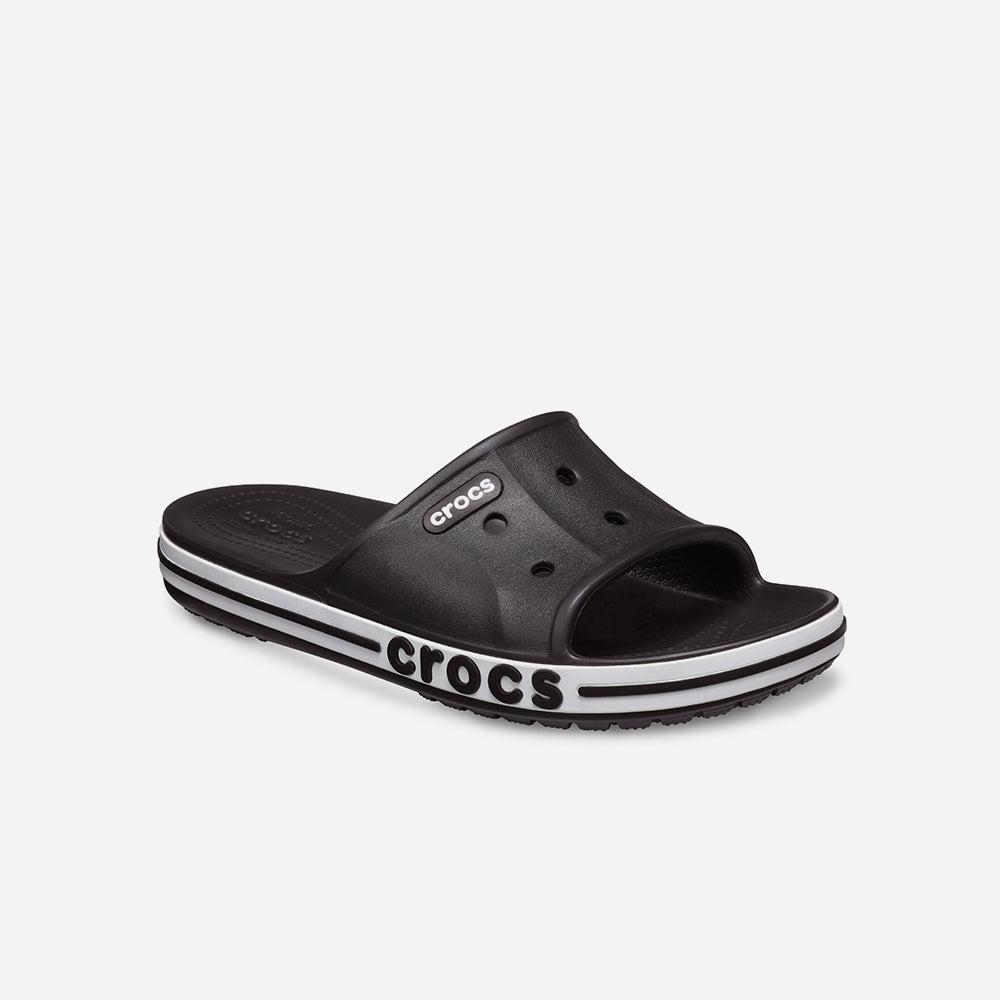 Dép Quai Ngang Unisex Crocs Bayaband - Đen - Supersports Vietnam