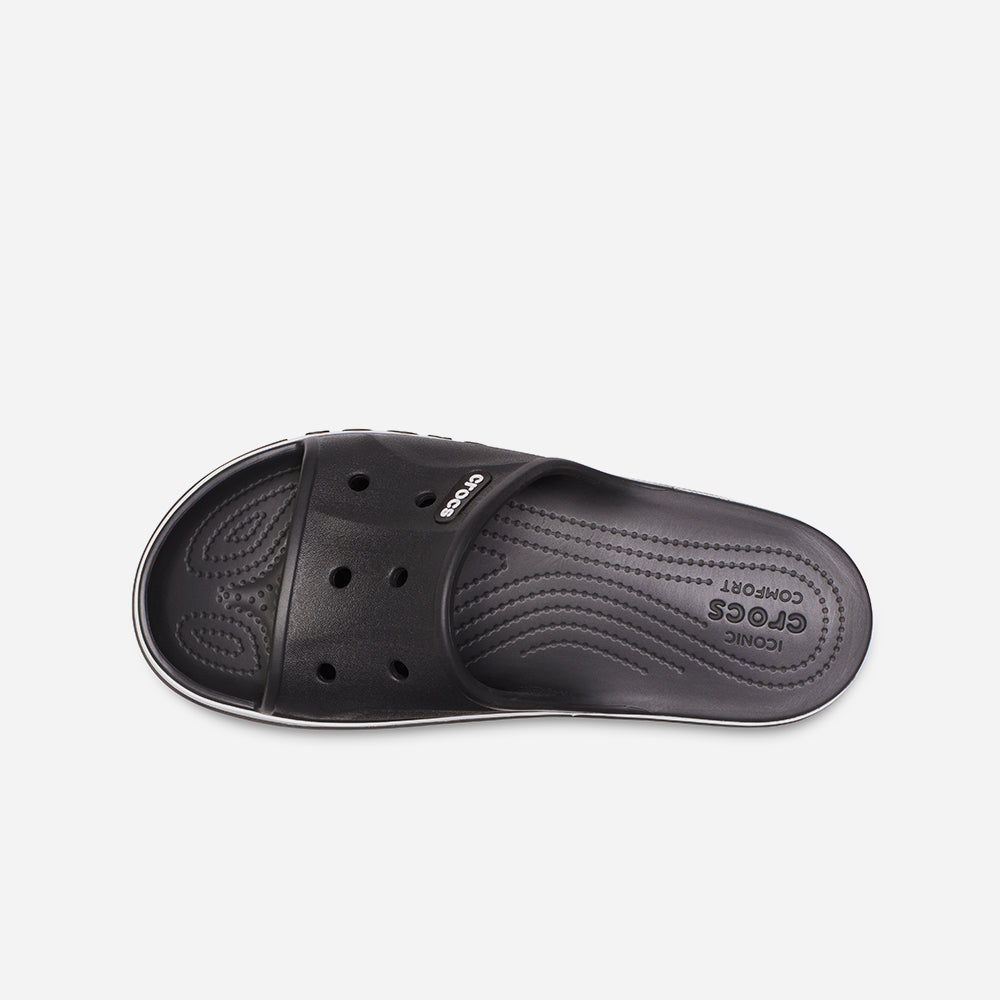 Dép Quai Ngang Unisex Crocs Bayaband - Đen - Supersports Vietnam