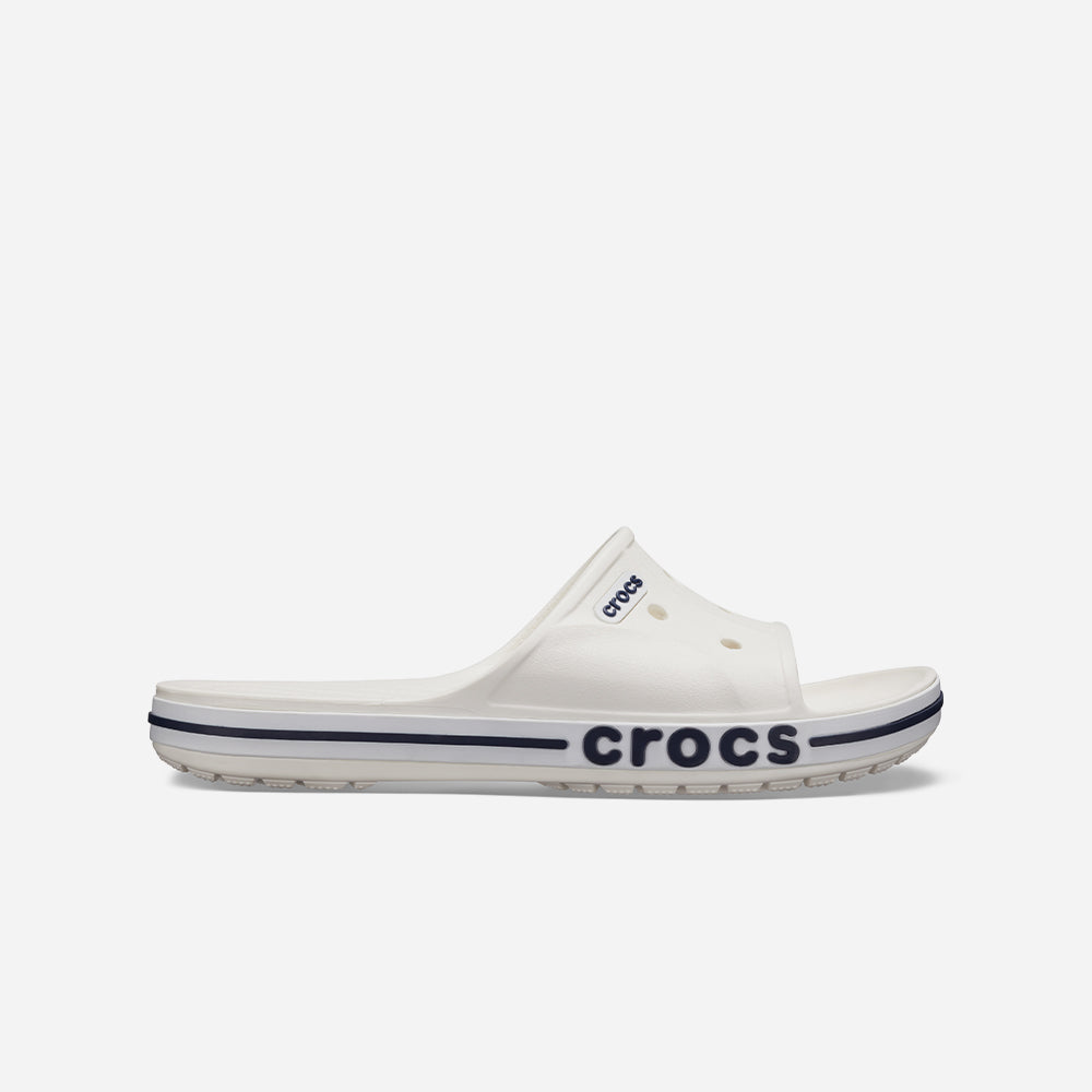Dép Quai Ngang Unisex Crocs Bayaband - Trắng - Supersports Vietnam