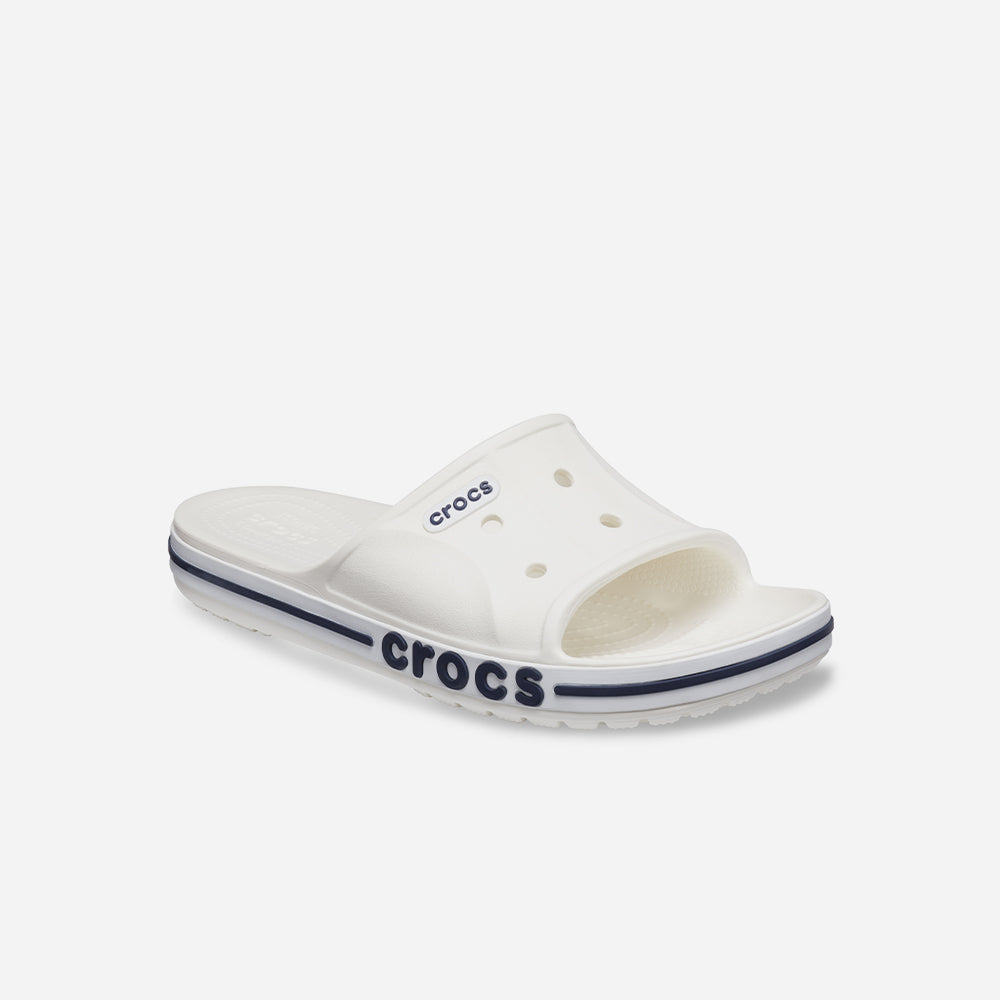 Dép Quai Ngang Unisex Crocs Bayaband - Trắng - Supersports Vietnam