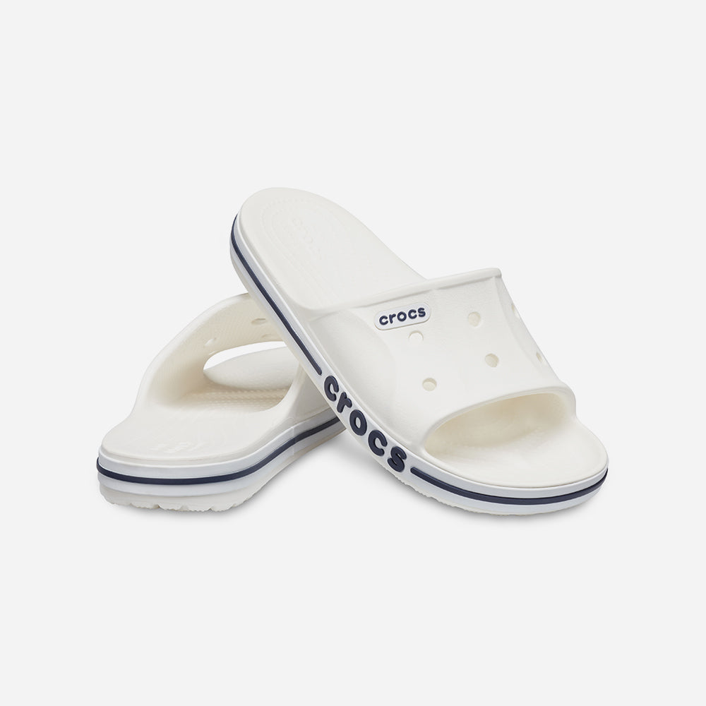 Dép Quai Ngang Unisex Crocs Bayaband - Trắng - Supersports Vietnam