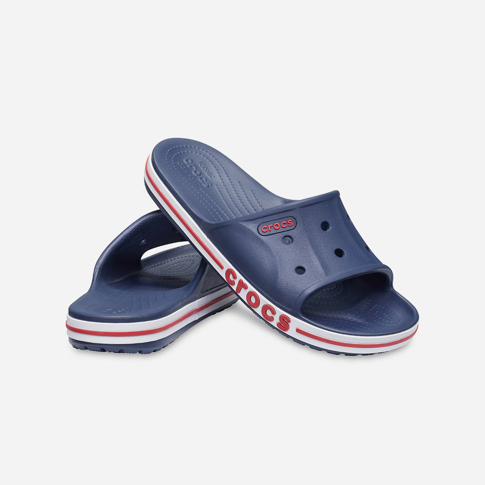 Dép Quai Ngang Unisex Crocs Bayaband - Xanh Navy - Supersports Vietnam