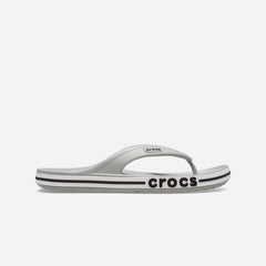 Dép Xỏ Ngón Unisex Crocs Bayaband - Xám - Supersports Vietnam