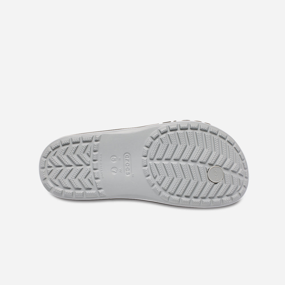 Dép Xỏ Ngón Unisex Crocs Bayaband - Xám - Supersports Vietnam