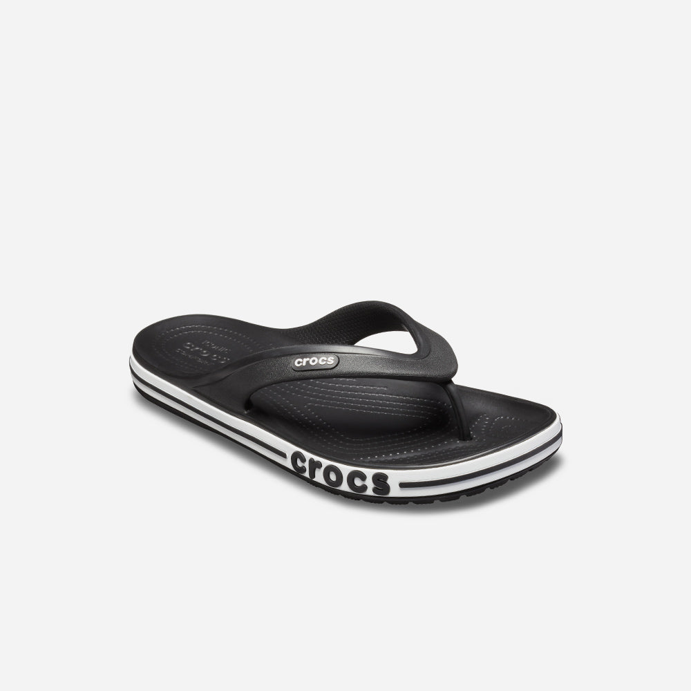 Dép Xỏ Ngón Unisex Crocs Bayaband - Đen - Supersports Vietnam