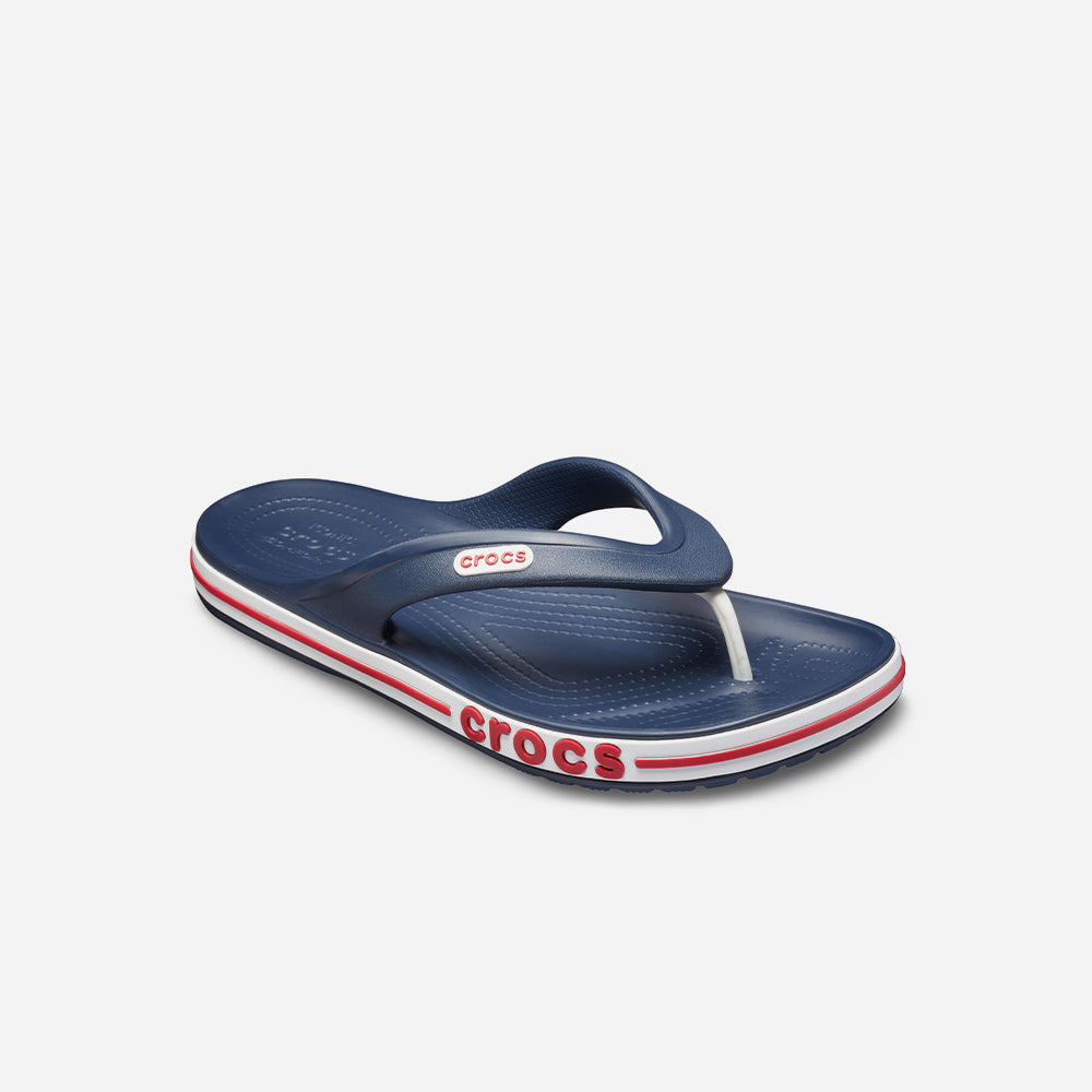 Dép Xỏ Ngón Unisex Crocs Bayaband - Xanh Navy - Supersports Vietnam