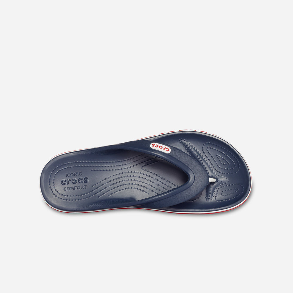 Dép Xỏ Ngón Unisex Crocs Bayaband - Xanh Navy - Supersports Vietnam