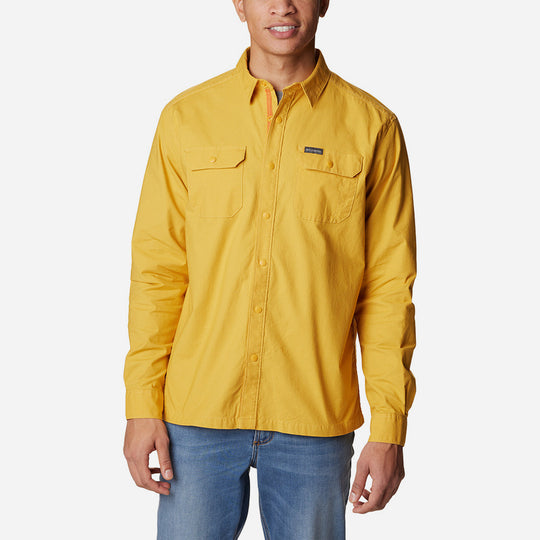 Men's Columbia Landroamer™ Lined Long Sleeve Shirt - Yellow