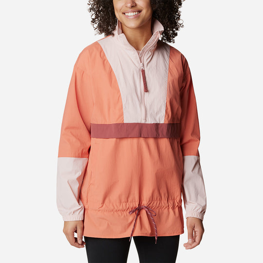 Women's Columbia Boundless Trek™ Anorak T-Shirt - Orange