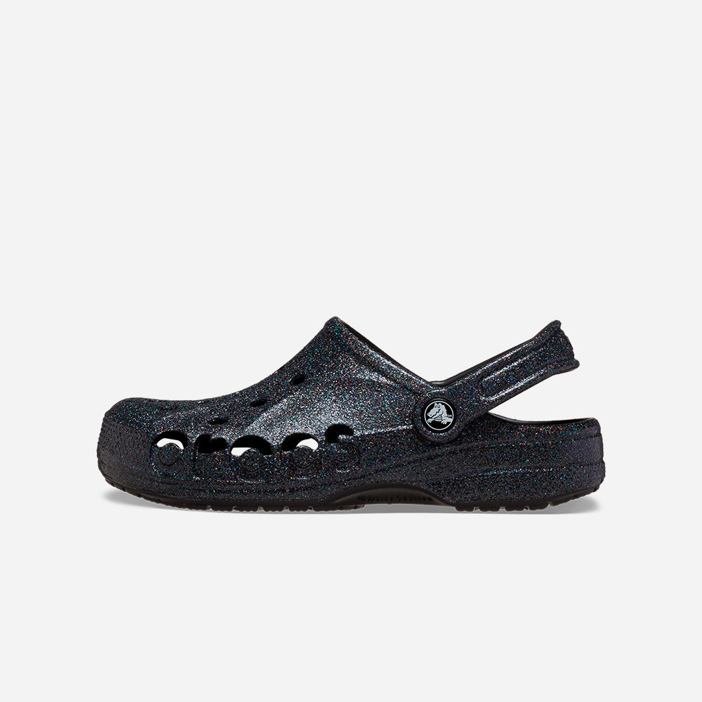 Giày Clog Unisex Crocs Baya Glitter - Đen - Supersports Vietnam