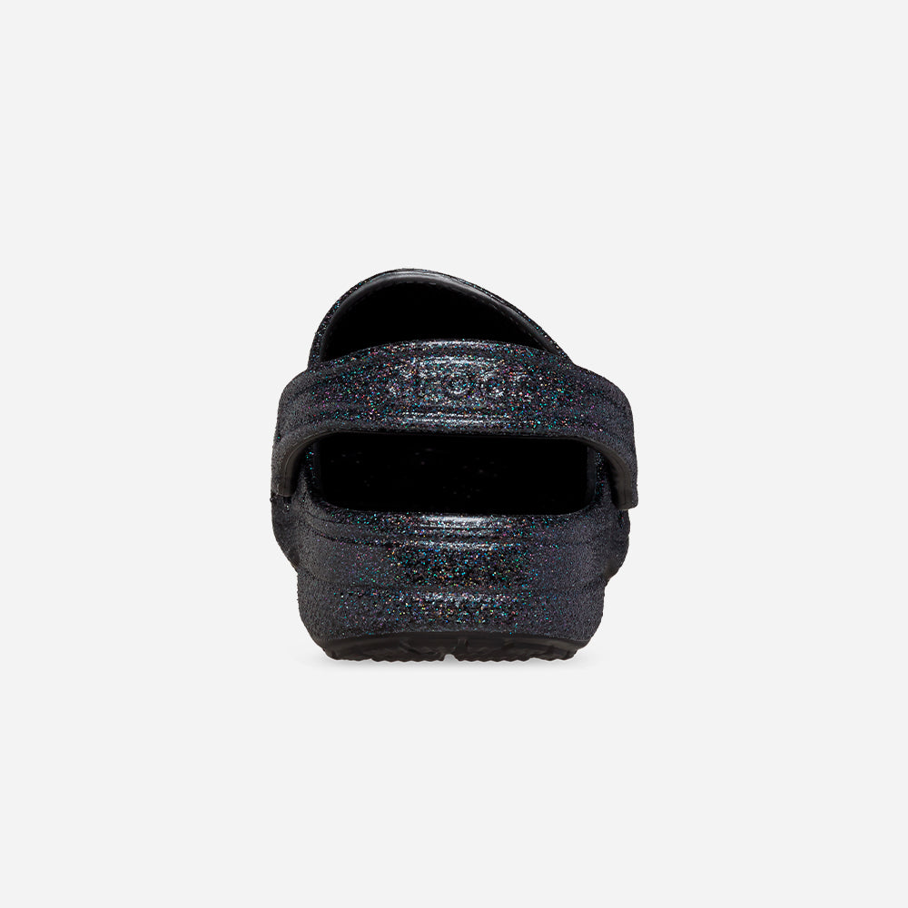 Giày Clog Unisex Crocs Baya Glitter - Đen - Supersports Vietnam