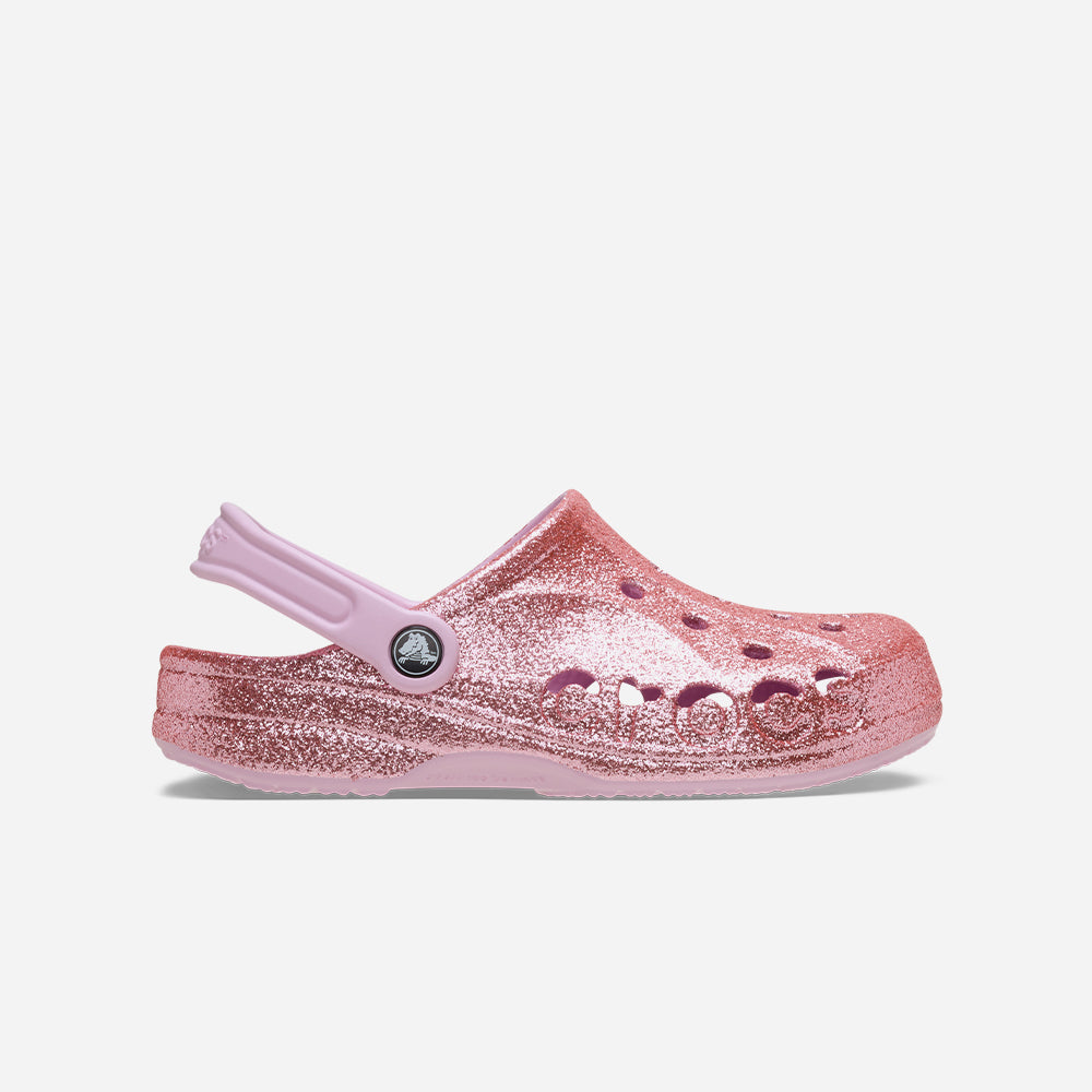 Giày Clog Unisex Crocs Baya Glitter - Hồng - Supersports Vietnam