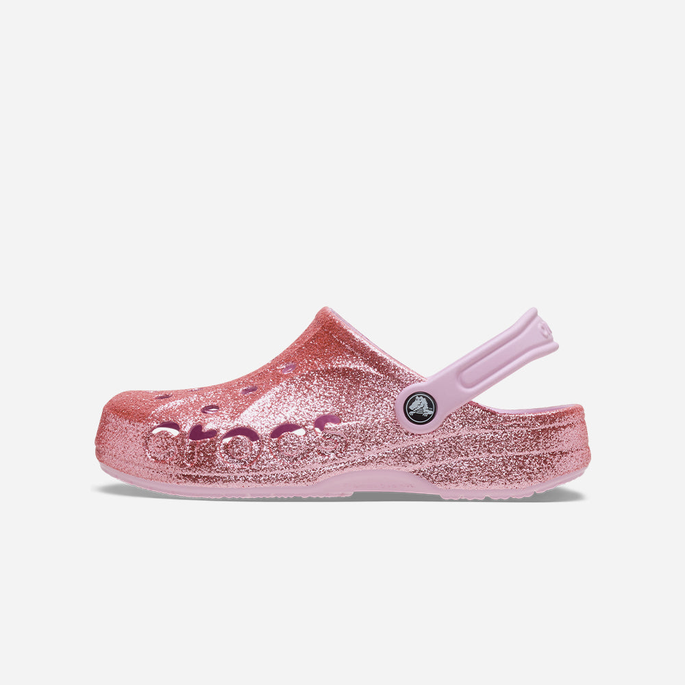 Giày Clog Unisex Crocs Baya Glitter - Hồng - Supersports Vietnam