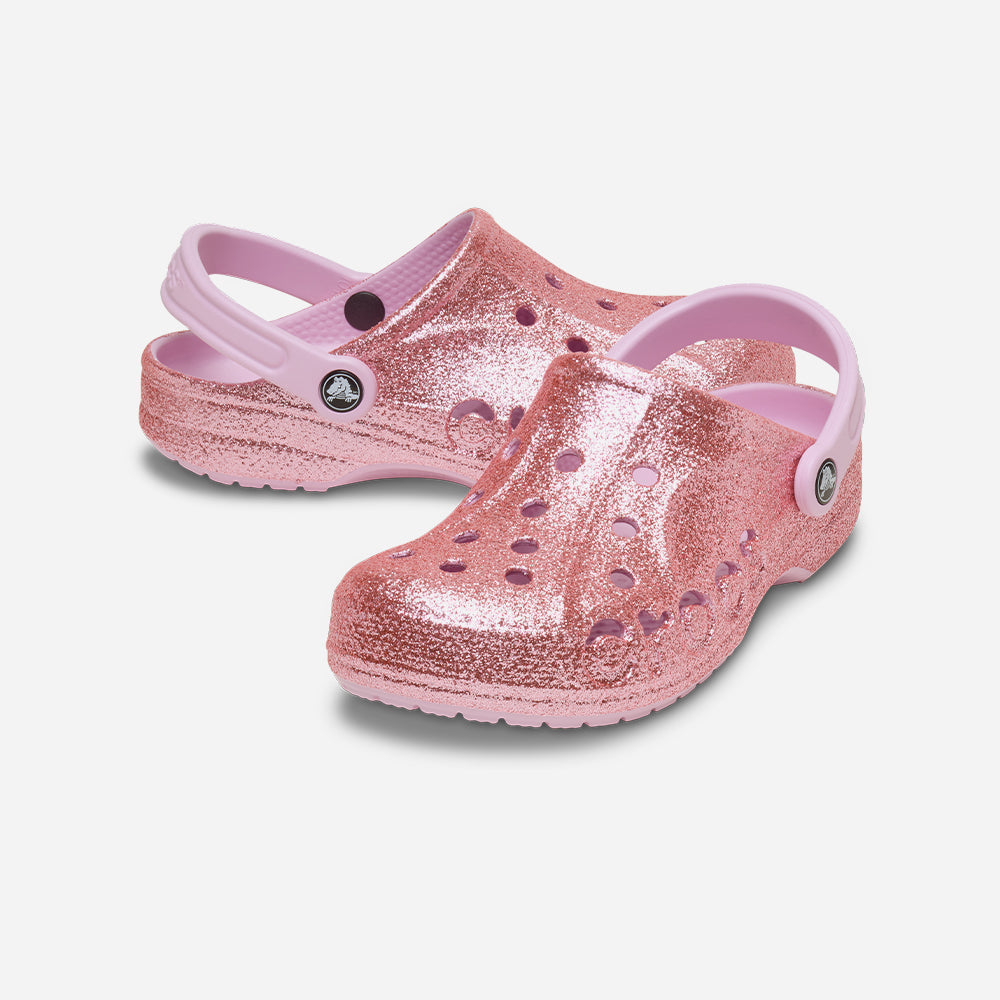 Giày Clog Unisex Crocs Baya Glitter - Hồng - Supersports Vietnam