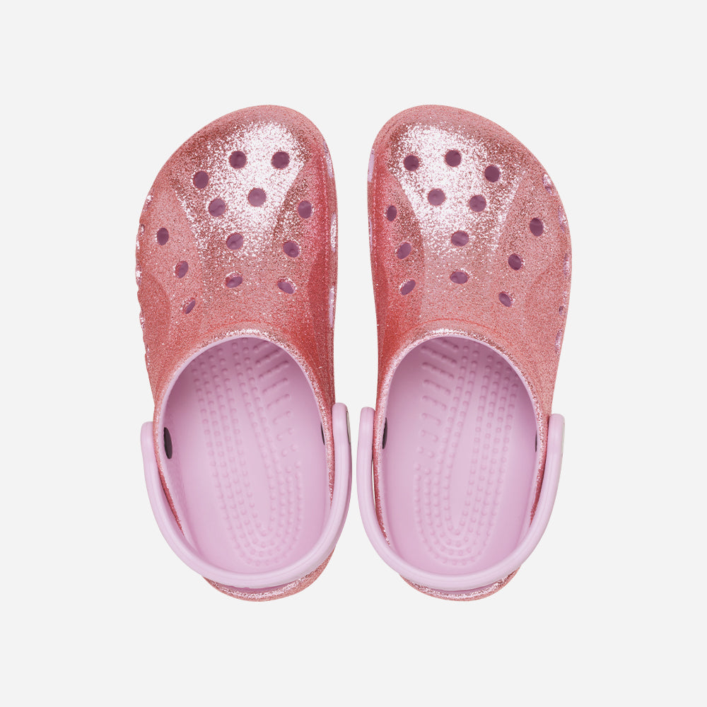 Giày Clog Unisex Crocs Baya Glitter - Hồng - Supersports Vietnam