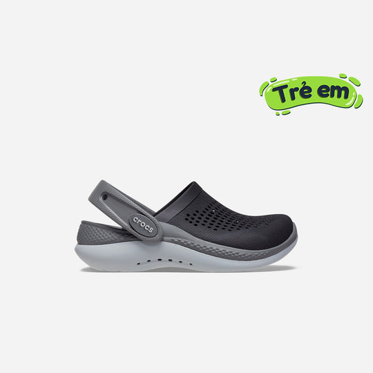 Giày Clog Trẻ Em Crocs Literide 360 - Đen