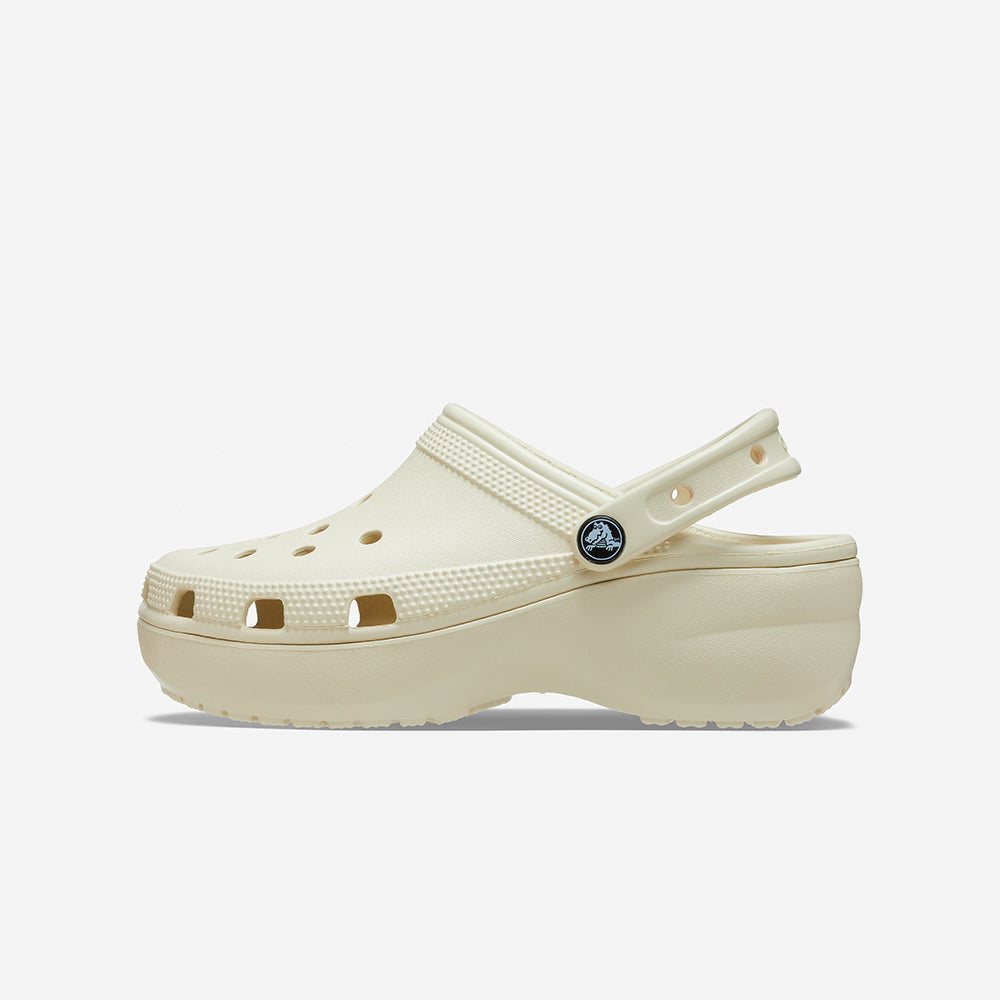 Giày Clog Nữ Crocs Classic Platform Bone - Be - Supersports Vietnam