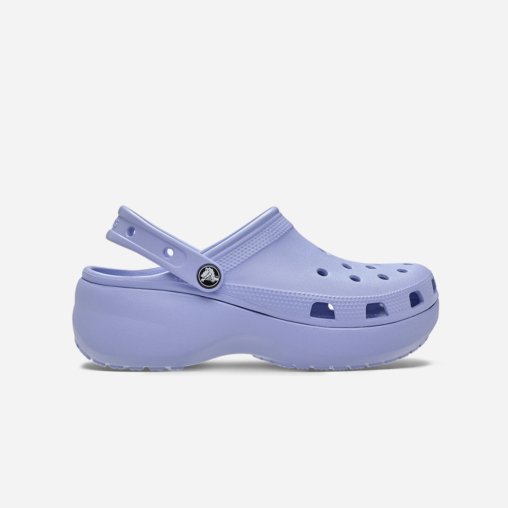Giày Clog Nữ Crocs Classic Platform - Tím - Supersports Vietnam